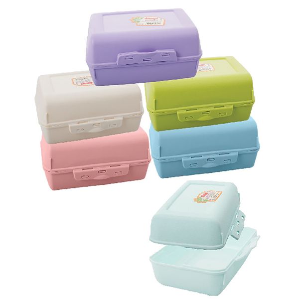 Bulk Pack x 6 Lunch Box Clip Lock 15x11x7cm