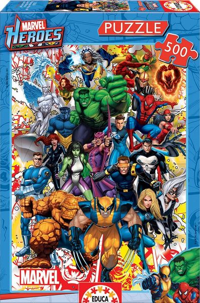 Educa Marvel Heroes Puzzle - 1x500 Piece