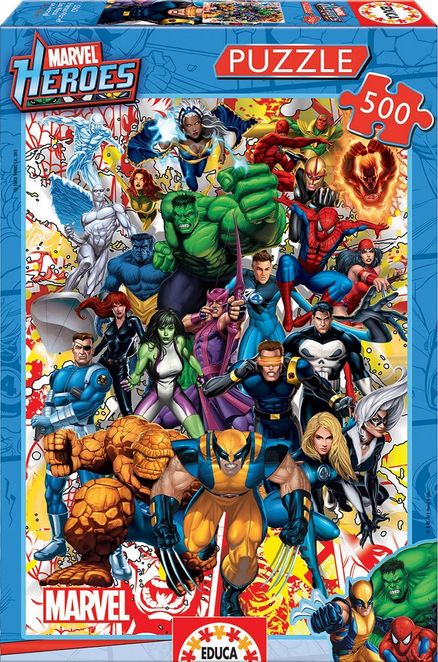 Educa Marvel Heroes Puzzle - 1x500 Piece | Shop Today. Get it Tomorrow ...