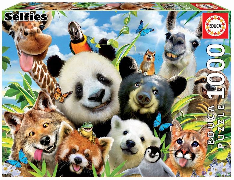 Educa Llama Drama Selfie Puzzle - 1x1000 Piece
