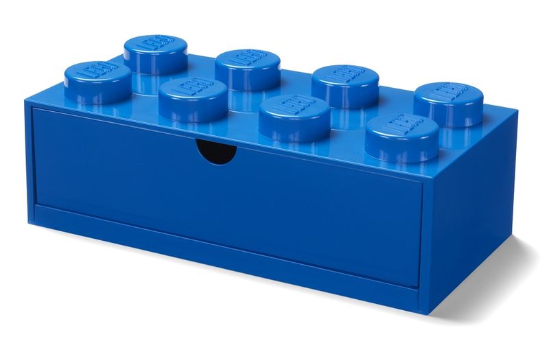 LEGO Desk Drawer 8 - 32cm - Blue