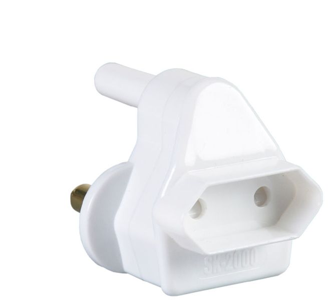 Bulk Pack 15 X 5amp 2 Pin Eurodaptor Single Plug