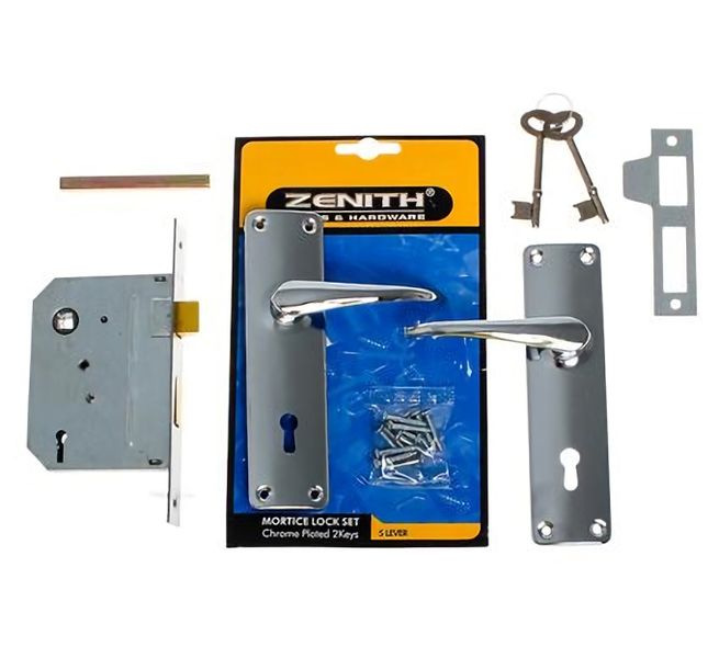 Bulk Pack x 2 Mortice Lock-set 5 Lever 2x keys
