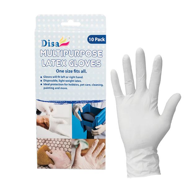 Bulk Pack x 4 Gloves Latex 5xpairs Per Pack