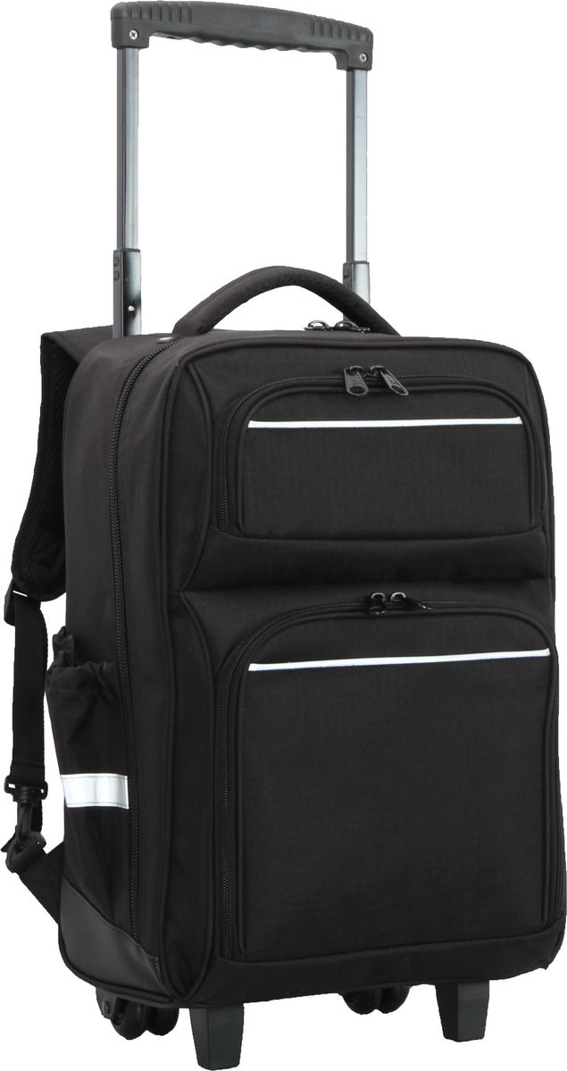 School Mate Large Black Division + Laptop/tablet Trolley Back Pack S2972B Buy Online in South