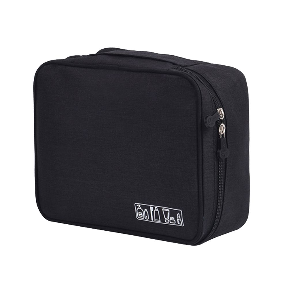 2 Layer Travel Toiletry Bag Black Buy Online in South Africa