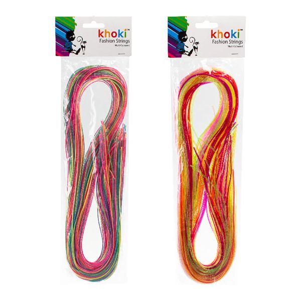 Bulk Pack x 2 Art+Craft Accessories Scoubidou Strings 50pcs Per Pack