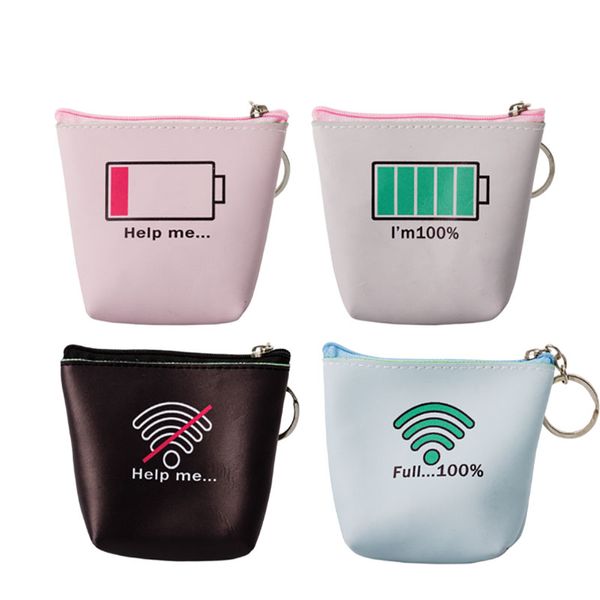 Bulk Pack x 4 Sayings Key Chain Coin Purse 11x8x3cm