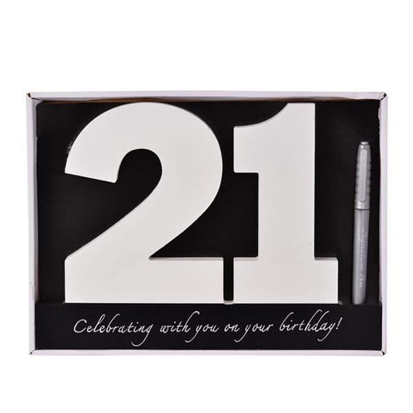 Ornament Decor Numbers with Pen 21