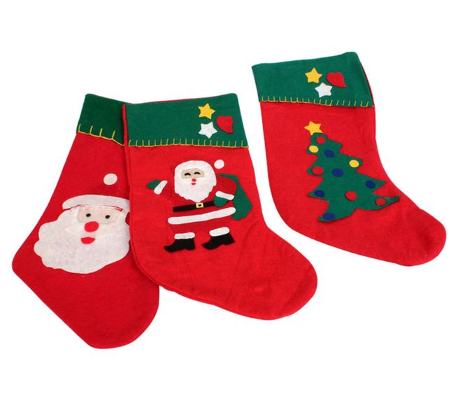Bulk Pack x 6 Xmas Stocking 40cm