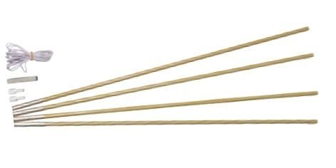 OZtrail Fibreglass Tent Pole Replacement Kit - 12.5mm