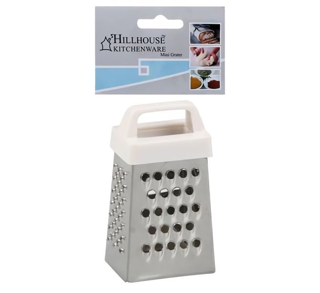 Bulk Pack x 3 Miniature Grater Metal/Plastic Hillhouse