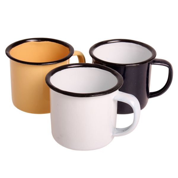 Bulk Pack x 12 Mug Enamel - 6cm Colours