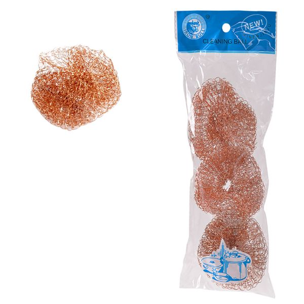 Bulk Pack 10 X Scourer Balls BraStainless Steel - 3 Piece Per Pack