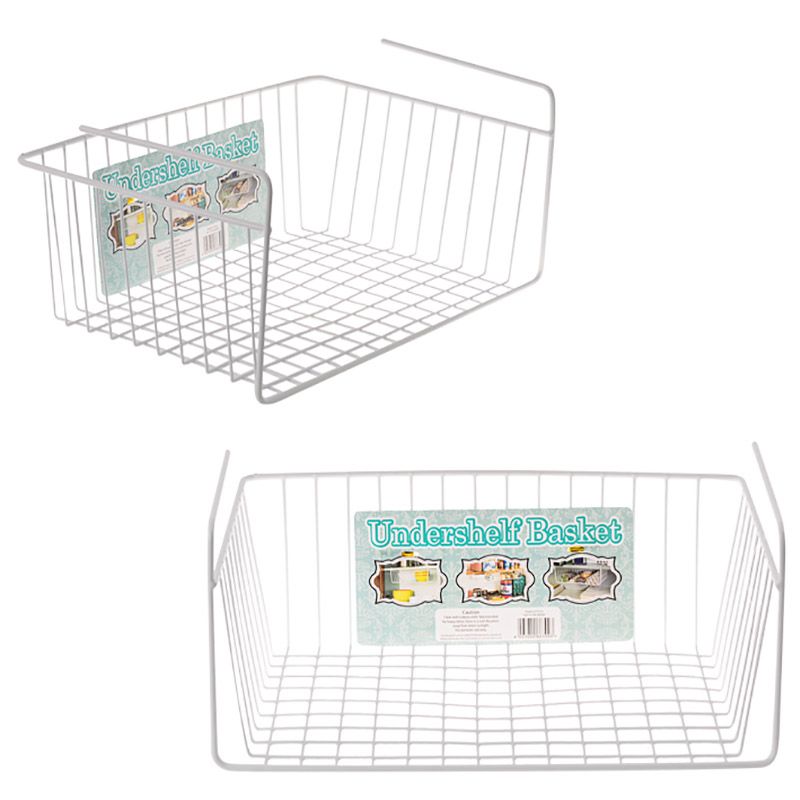 Bulk Pack x 2 Wire Basket 39x27x13cm Under Shelf Shop Today. Get it