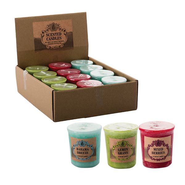 Bulk Pack x 12 Candle Votive - 4.5cm High Scent