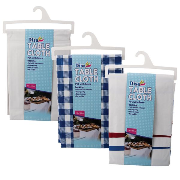 Bulk Pack x 3 Table Cloth 130x180cm High-quality