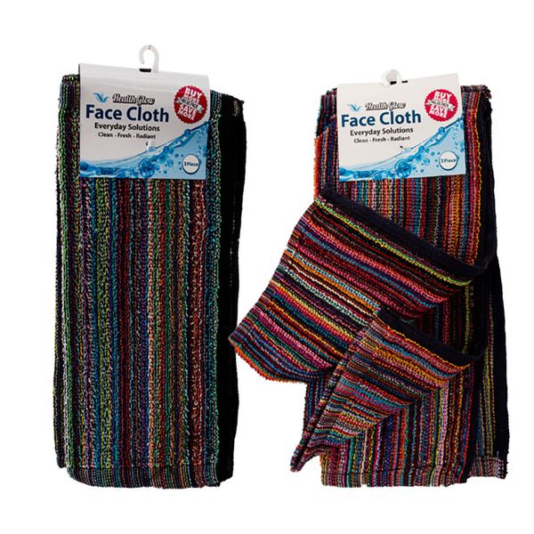 Bulk Pack x 4 Face Cloth 28x28cm 3 Piece 28g Remnant