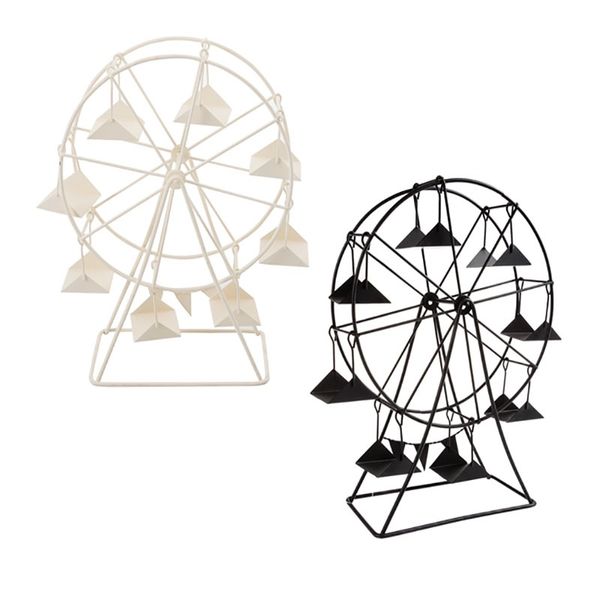 Bulk Pack x 2 Ornament Decor Wire Ferris Wheel 25cm