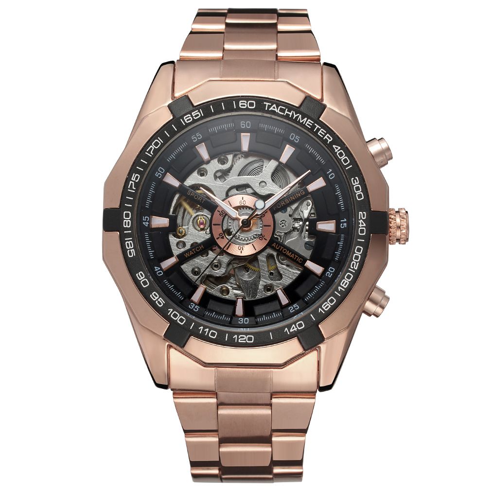 Forsining Gianni SelfWinding Automatic Mens Watch in Rose Gold Shop