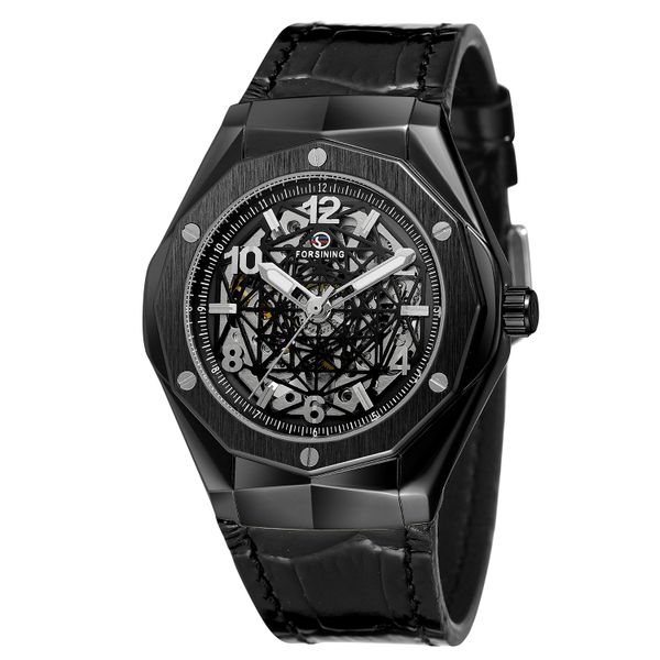 Forsining Augusto Automatic Mens Watch - Black