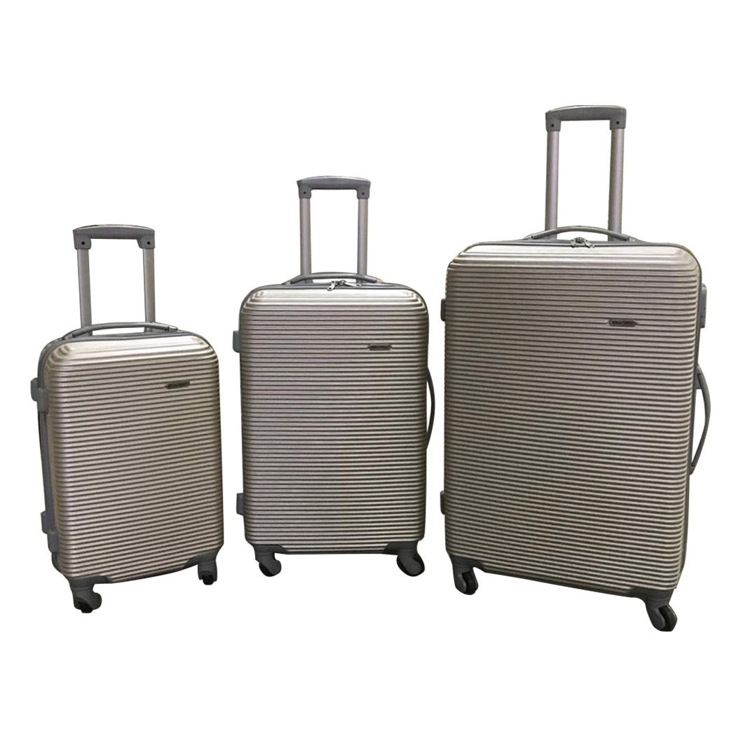 3 Piece Hard Outer Shell Luggage Set Gold Shop Today. Get it