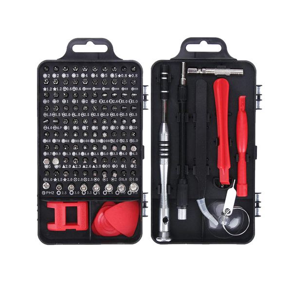110 in 1 Precision Screwdriver Bits Set - Black