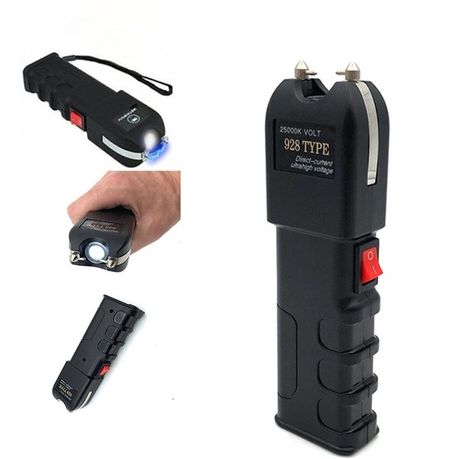 High Power Stun Gun Self Defense Equipment Flashlight Buy Online In South Africa Takealot Com