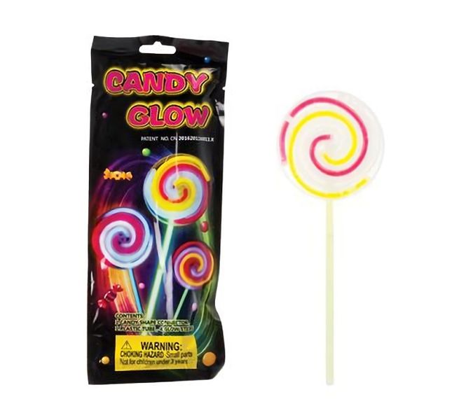 Bulk Pack x 6 Glow Stick Spiral Lolly