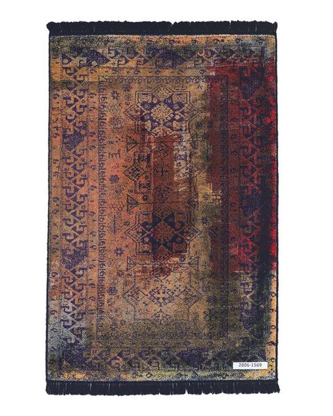 Apadana M-Persian Vintage Dark Blue with Light blue and orange (300x200)