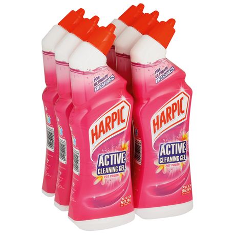 Harpic Toilet Cleaner / WC Gel Active Fresh - Pink Blossom - 750ml