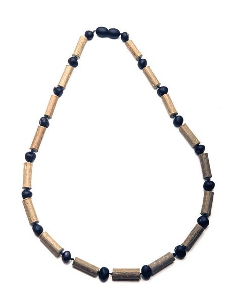 wooden teething necklace