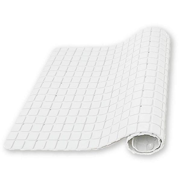 Bathlux Non-Slip Bath Shower Mat - White
