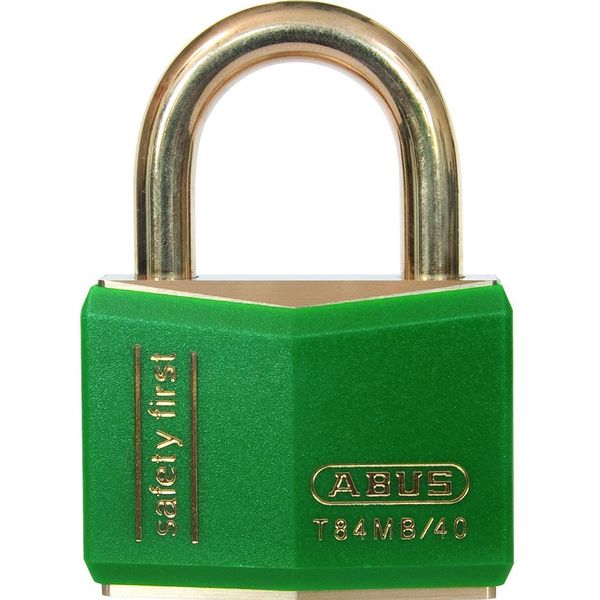 Abus T84 Inox Padlock 40mm Green KA