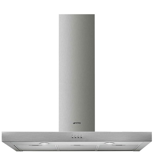 Smeg KATE900CEX 90cm Stainless Steel T Shape Wall Mount Extractor Hood