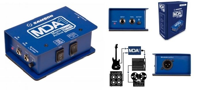 Samson S-MAX Series Mono Active Direct Box