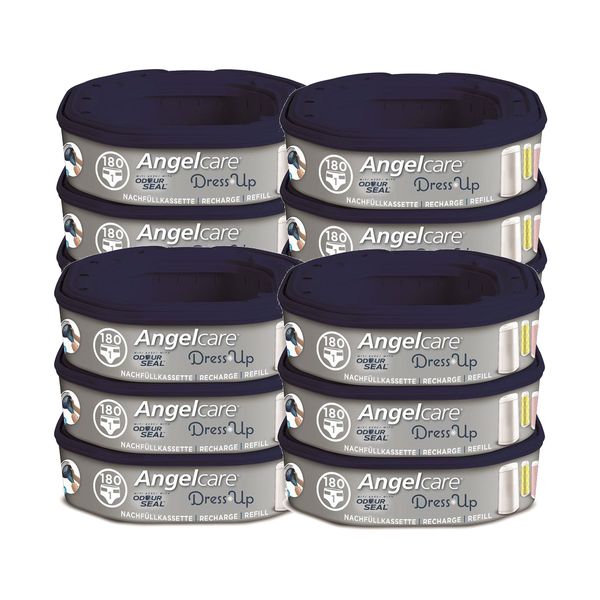 Angelcare Dress Up Nappy Bin Refill - 12 Pack