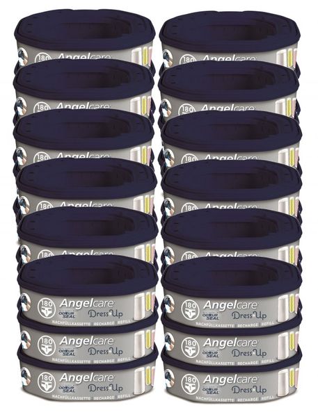 Angelcare Dress Up Nappy Bin Refill - 36 Pack