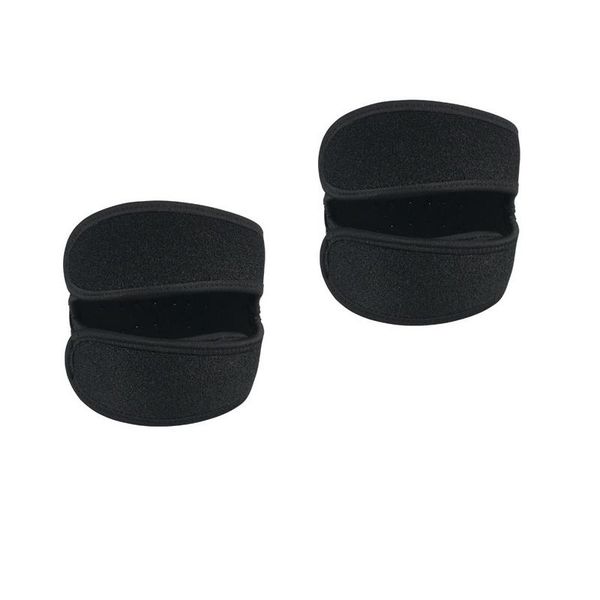 Patella Double Knee Strap Set of 2 Black