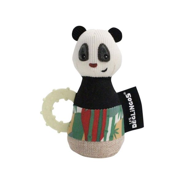 Les Deglingos Maracas Rattle Panda