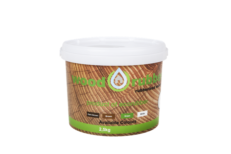 Wood Rubbber 2.5kg - Available in 4 colours