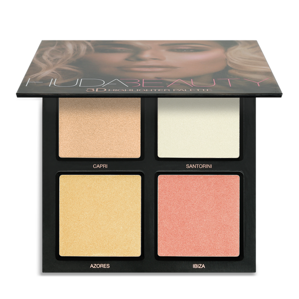 Huda Beauty 3D Highlighter Palette Pink Sands Edition