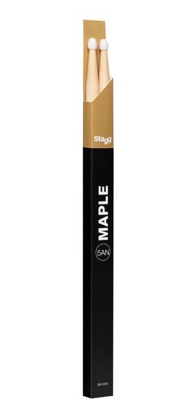 STAGG 5AN Maple Drum Sticks - Nylon Tip (Pair)