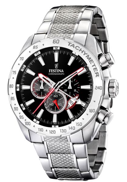 Festina Chrono Sport Analogue Men's Wrist Watch - Stainless Steel F16488