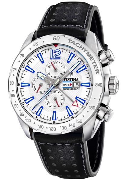 Festina Chrono Sport Analogue Men's Wrist Watch with Leather Strap F20440/1
