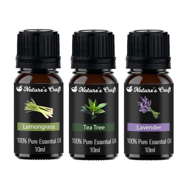 Nature's Craft Essential Oil Starter Gift Pack 3 x 10ml Shop Today