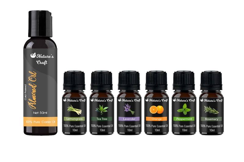 Nature's Craft - 7 in 1 Carrier Oil And Essential Oil Favourite Gift Set