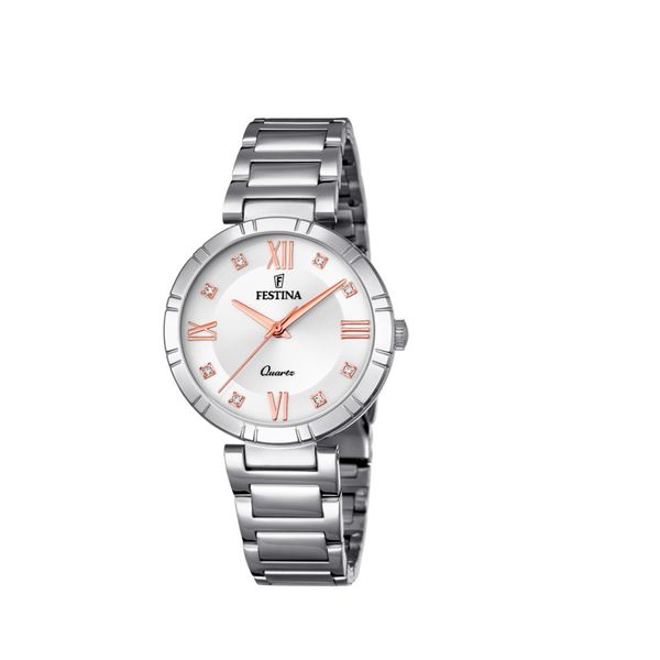 Festina Made Moiselle Analogue Ladies Wrist Watch - Silver F16936-B