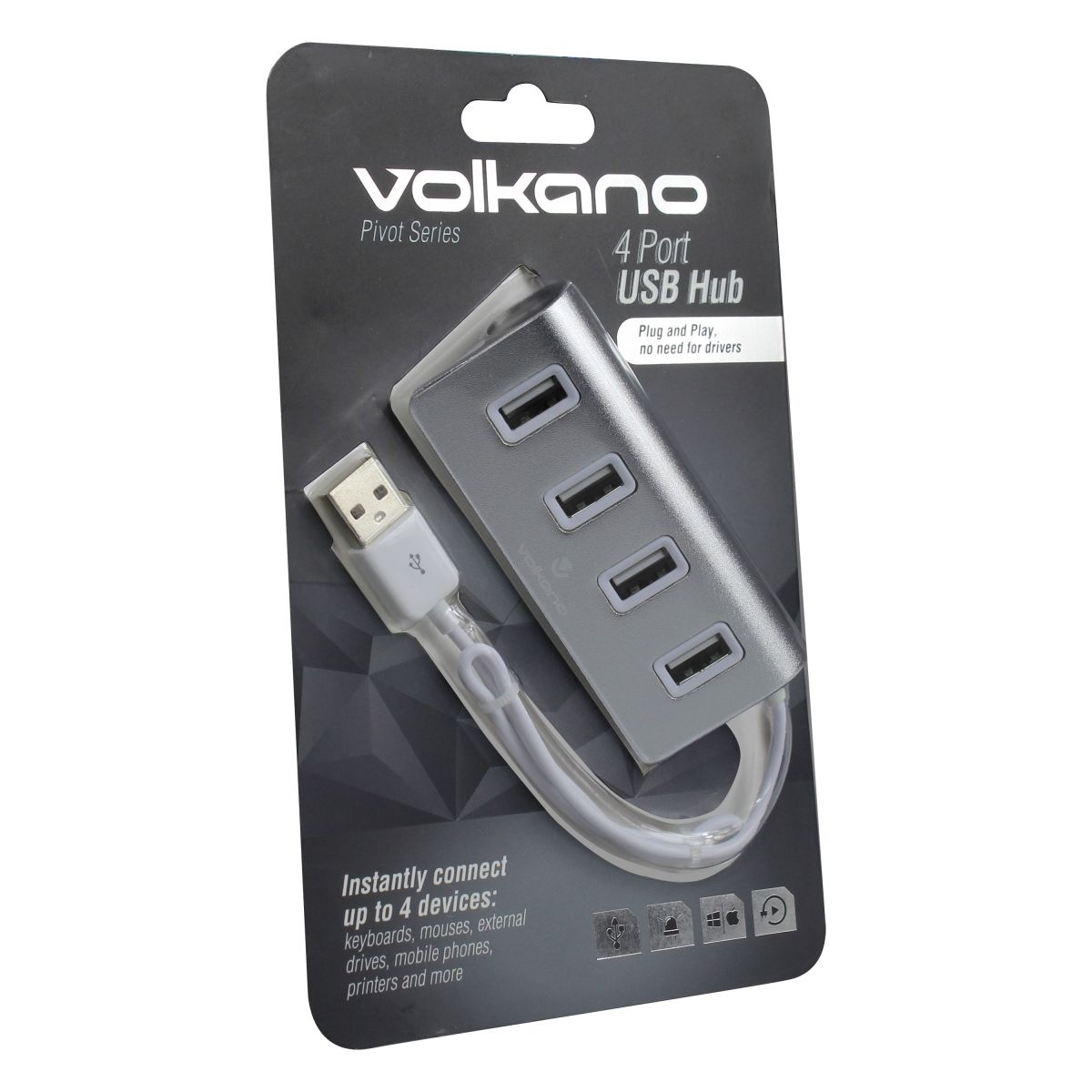 Hub USB Type-C à 4 ports Expand series - VOLKANO - VOL_VK_20226_CH