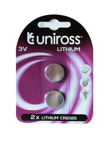 Uniross CR2025 Lithium Coin Cell